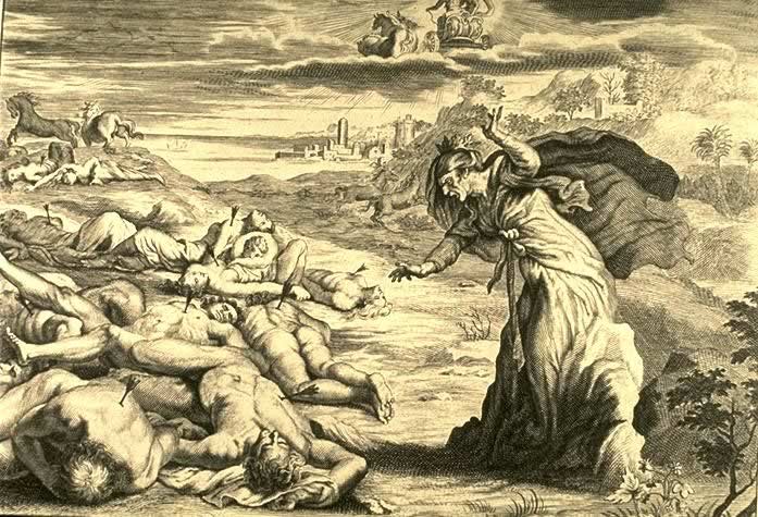 Niobe ante sus hijos muertos niobe